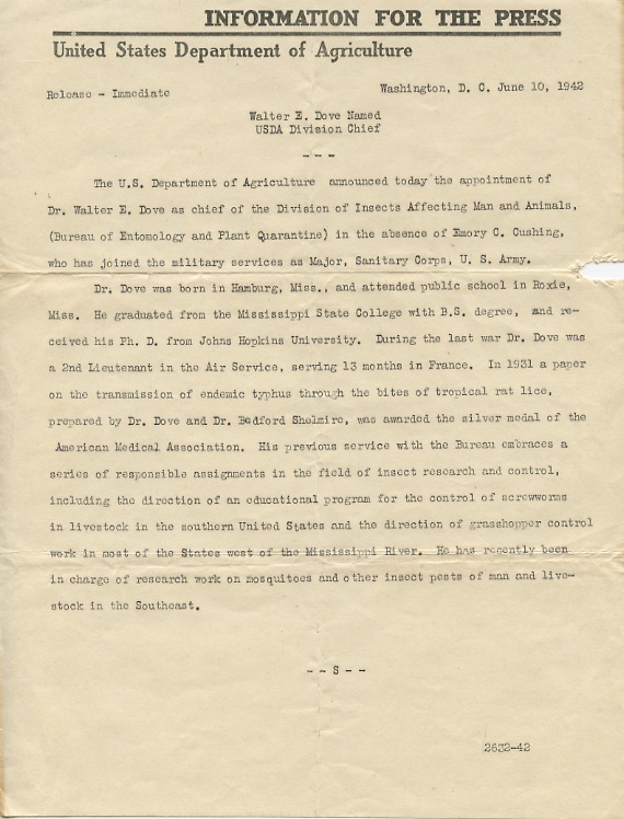 June 10, 1942 (Press Release)